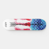 Skateboard *~* FLÈCHE militaire Drapeau bleu blanc rouge (Horz)