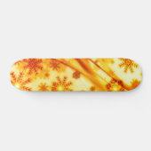 Skateboard Flèches de Noël dorées (Horz)