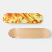 Skateboard Flèches de Noël dorées (Horz)