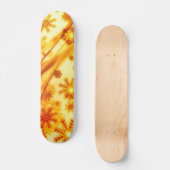 Skateboard Flèches de Noël dorées (Recto)