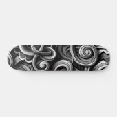 Skateboard Flèches d'énergie en argent (Horz)