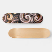 Skateboard Flèches énergétiques rustiques (Horz)