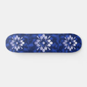 Skateboard Fleur Abstraite (Horz)