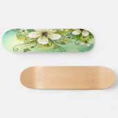 Skateboard Fleur blanche Sk8Bord (Horz)
