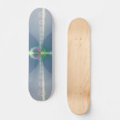 Skateboard Fleur Bleue (Recto)