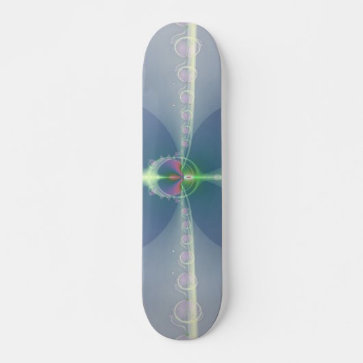 Skateboard Fleur Bleue (Devant)