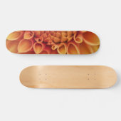 Skateboard Fleur Centre Orange Dahlia (Horz)