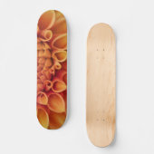 Skateboard Fleur Centre Orange Dahlia (Recto)