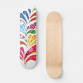 Skateboard Fleur d'art (Recto)