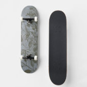 Skateboard Fleur de Bleu I (Recto)