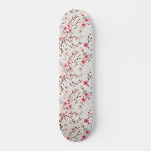 Skateboard Fleur de cerise (Devant)