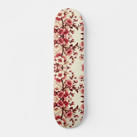 Skateboard Fleur de cerise (Devant)