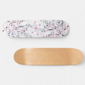 Skateboard Fleur de cerise rose pâle (Horz)