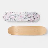 Skateboard Fleur de cerisier rose pâle (Horz)