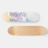 Skateboard Fleur de lavande (Horz)