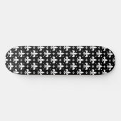 Skateboard Fleur de lis noir design Motif (Horz)