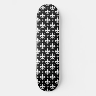 Skateboard Fleur de lis noir design Motif