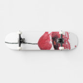 Skateboard Fleur de pavot, aquarelle (Horz)