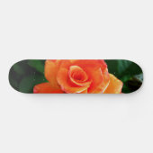 Skateboard Fleur de rose orange (Horz)