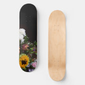 Skateboard Fleur de tournesol + soleil (Recto)