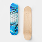 Skateboard Fleur De Vie - Façons Colorées 2 (Recto)