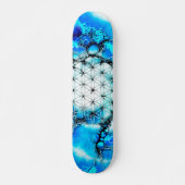Skateboard Fleur De Vie - Façons Colorées 2 (Devant)