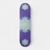 Skateboard Fleur De Vie - Indien Mandala 2 (Devant)