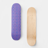 Skateboard Fleur de vie - motif de timbre - BG 4 (Recto)