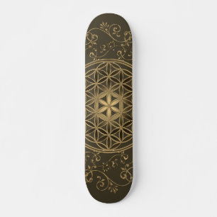 Skateboard Fleur De Vie - Ornements Vintages Mandala 2