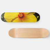 Skateboard Fleur d'Hibiscus jaune (Horz)