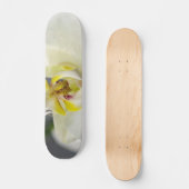 Skateboard Fleur d'orchidée blanche (Recto)