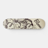 Skateboard Fleur en fleurs (Horz)