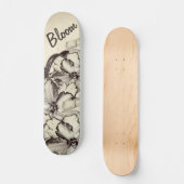 Skateboard Fleur en fleurs (Recto)