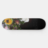 Skateboard Fleur foncée + Tournesol (Horz)