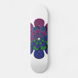 Skateboard Fleur fractale