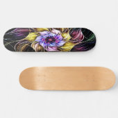 Skateboard fleur fractale (Horz)