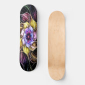 Skateboard fleur fractale (Recto)