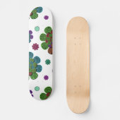 Skateboard Fleur Fractale Deux (Recto)