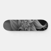 Skateboard Fleur Gris Awesome Fractale (Horz)