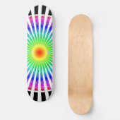 Skateboard Fleur hypnotique (Recto)