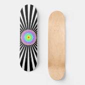 Skateboard Fleur hypnotique (Recto)