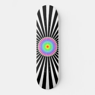 Skateboard Fleur hypnotique