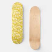 Skateboard Fleur Jaune hawaïenne (Recto)