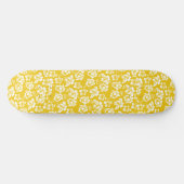 Skateboard Fleur Jaune hawaïenne (Horz)