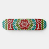 Skateboard Fleur mandalaic hypnotique (Horz)