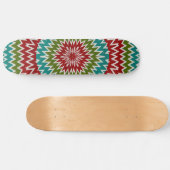 Skateboard Fleur mandalaic hypnotique (Horz)