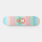 Skateboard Fleur mignonne, capricieuse en pot (Horz)