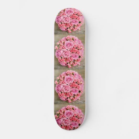 Skateboard Fleur Rose Bouquet (Recto)