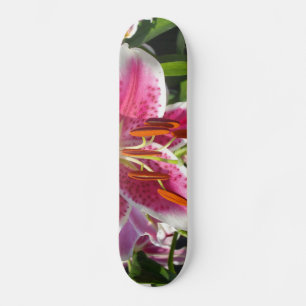 Skateboard Fleur rose rose rose rose fleur rose fleur tropica