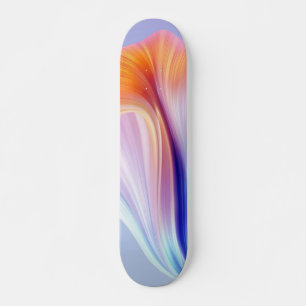 Skateboard Fleur soie de lavande florale Bliss